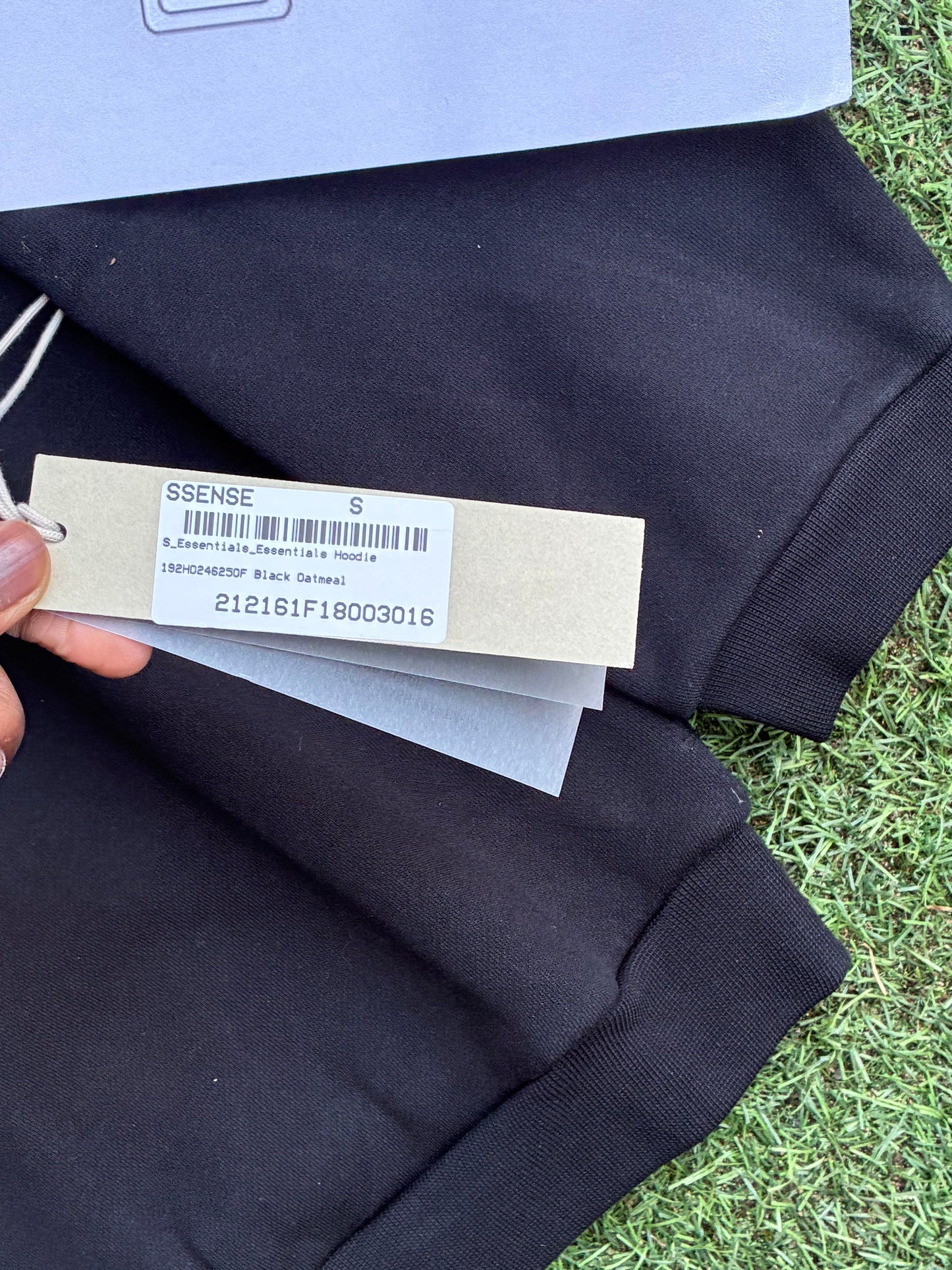 "FW24" Blck Essntials Hoodie — In Stock (Sizes S–L)