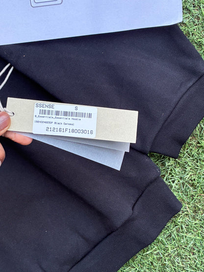 "FW24" Blck Essntials Hoodie — In Stock (Sizes S–L)