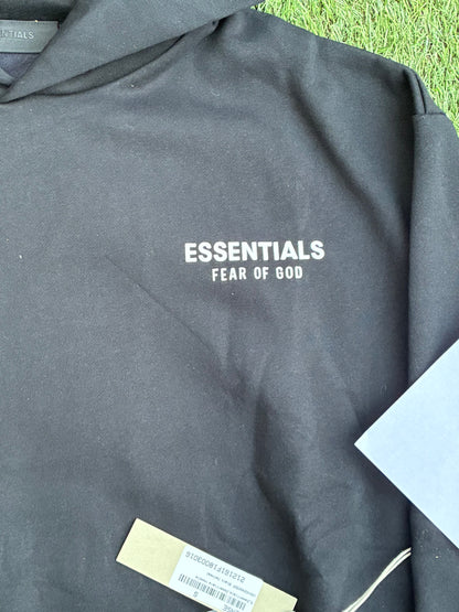 "FW24" Blck Essntials Hoodie — In Stock (Sizes S–L)